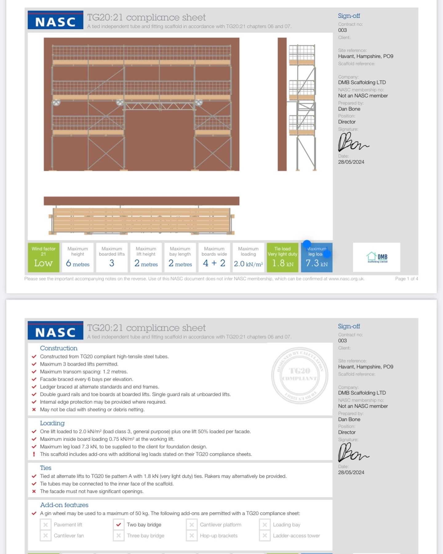 DMB Scaffolding project