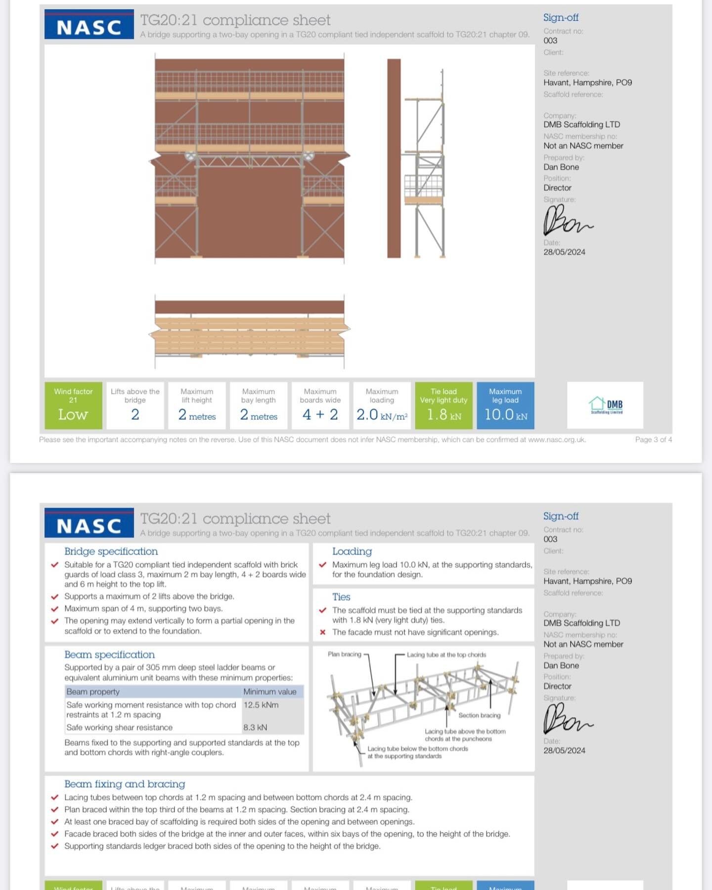 DMB Scaffolding project